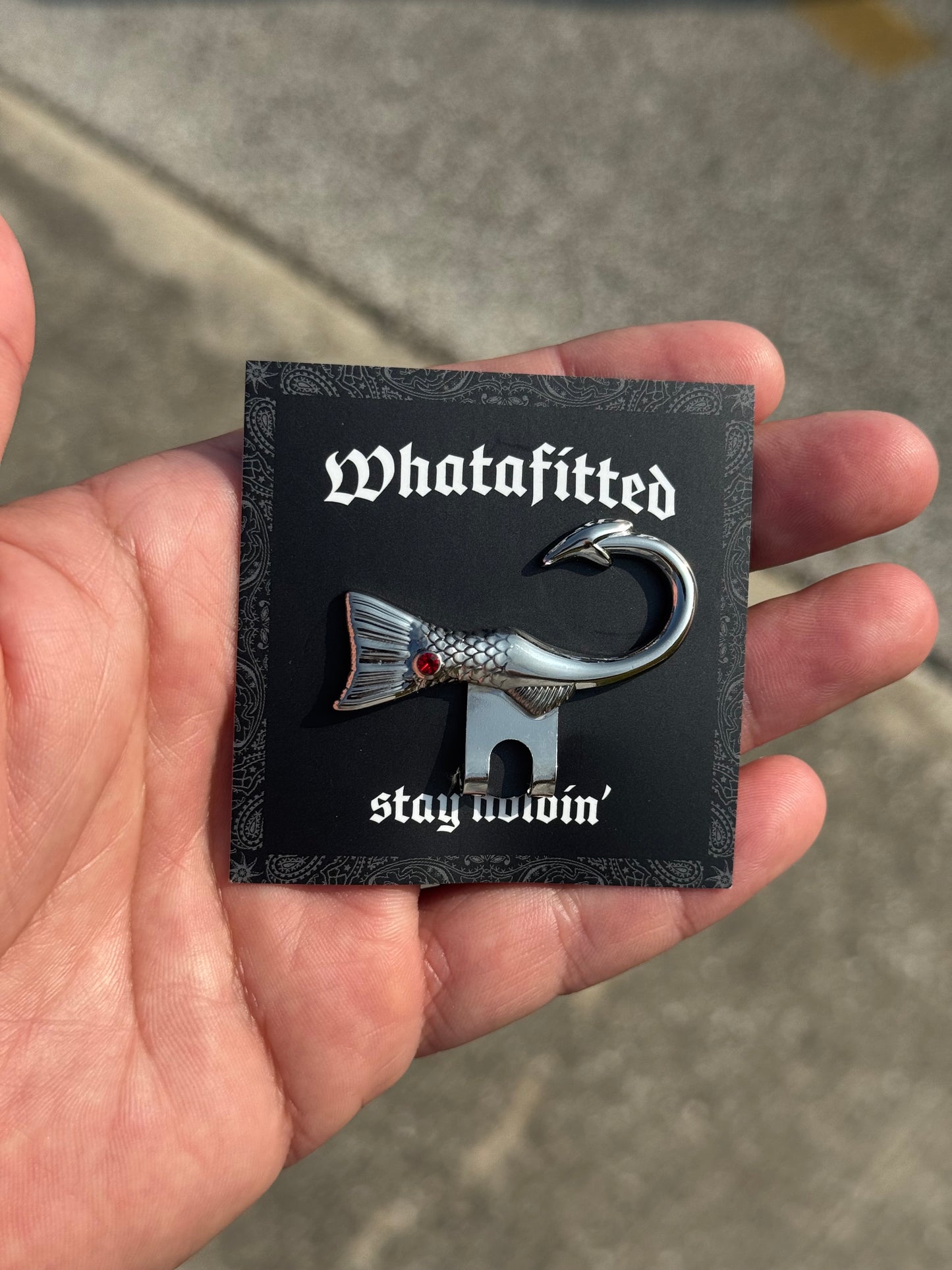 WhataHook Blip (Silver/Red)