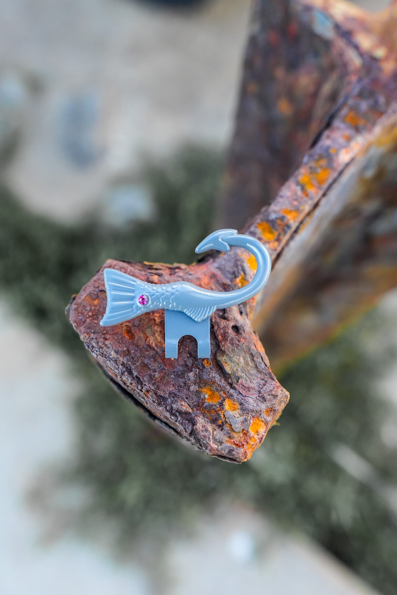 WhataHook (S Grey/Fuchsia)